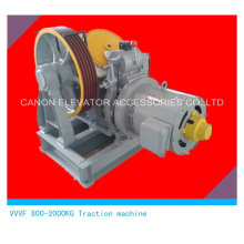 1500kg VVVF Geared Elevator Traction Machine